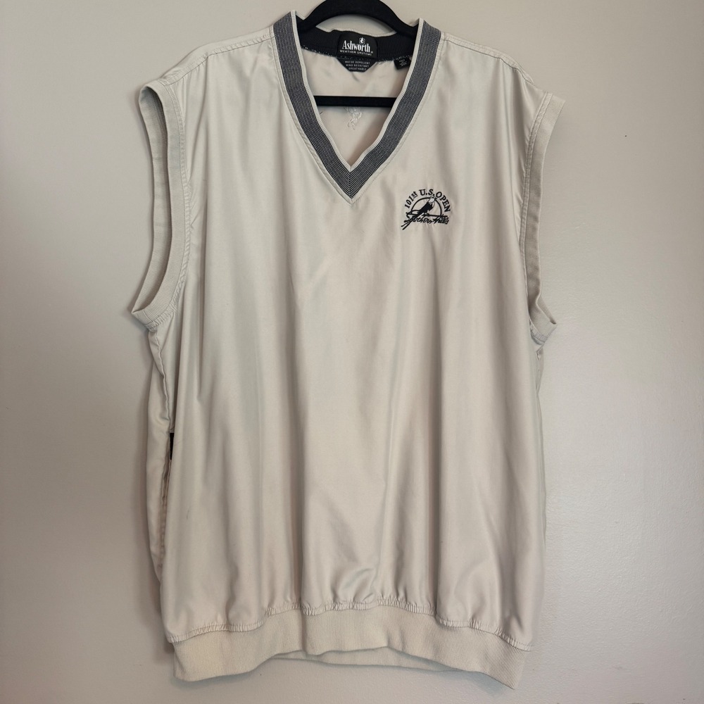 Ashworth Men's Vest 101st US Open‎ Southern Hills Golf Pullover XXLarge
